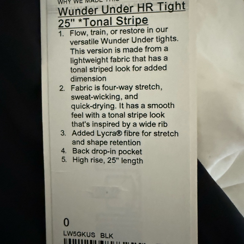 Wunder Under High Rise Tights - Picture 6 of 8